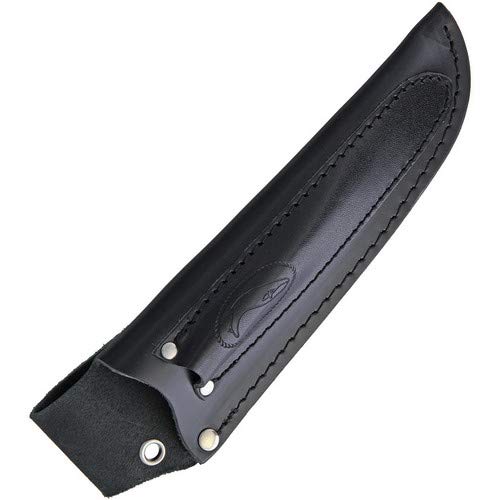 Leather Sheath for Professional Offshore System A016 Holds Fixed Blade & Marlin Spike