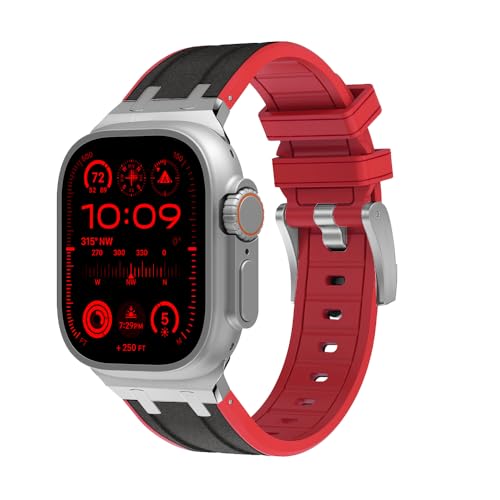 Apple Watch Ultra�o���h Ultra 2�p�o���h 49mm 45mm 44mm 42mm �j���p �V���R���E�H�b�`�o���h iWatch Ultra 2 Ultra Series 9 8 7 6 5 SE�Ή� �N�[���ȃf�U�C���̃E�H�b�`�X�g��
