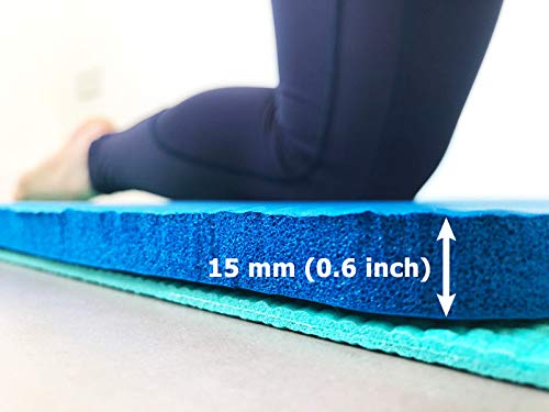 Image of Yoga Knee Pad 0.6 inch Thick Pilates Yoga Knee Pad Cushion your knees Also support Elbows Forearms