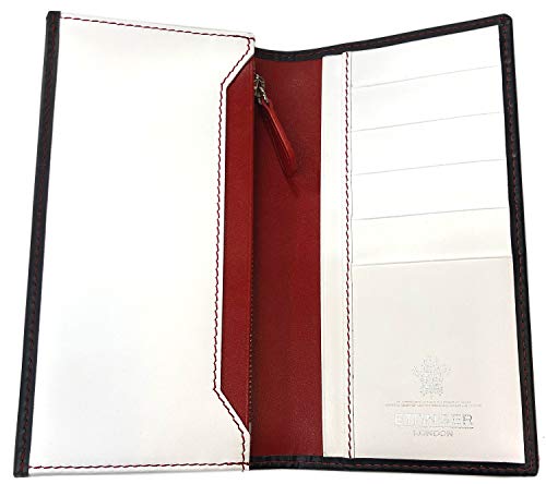 [エッティンガー] SLIM LONG WALLET/小銭入れ付き長財布 BH2112BEJR 別注カラー（日本正規取扱商品） (NAVY WHITE RED)