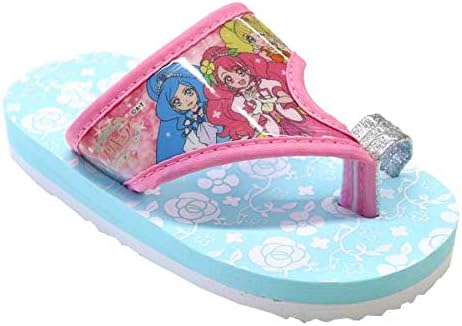 Amazon コマリヨー 指付きサンダル ヒーリングっどプリキュア プリキュア キッズサンダル 4214 Sax サックス Measurement 18 Point 0 Centimeters シューズ バッグ