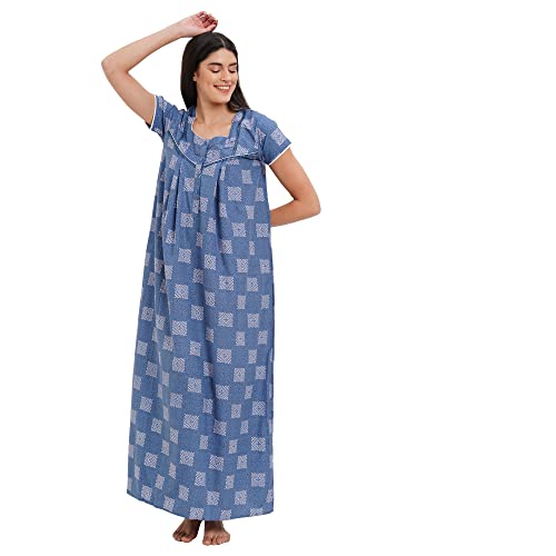 Image of Sweet Dreams Women's Polyester Maxi Casual Regular Nightgown