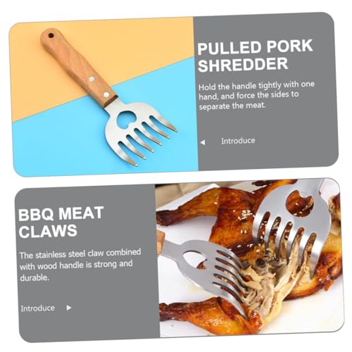 SECFOU Pata De Porky Garras De Trituração De Carne Garras Trituradoras De Carne Para Carne De Porco