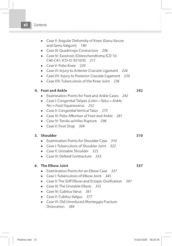 Image of Practical Orthopedic Examination Made Easy, 4 /E for MS and DNB Orthopedics Postgraduates | Clinical Case Examination Guide in Viva-Voce ... | Long Cases, Short Cases and OSCE /Spots: 1