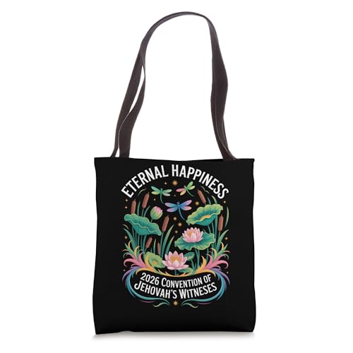 Bolso tote Jehovah's Witness 2026 Convention Eternal Happiness miniatura 1