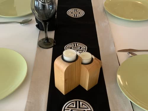 Table Runners Longevity Symbol Character For Home Party Table Setting (54In) #TOP4