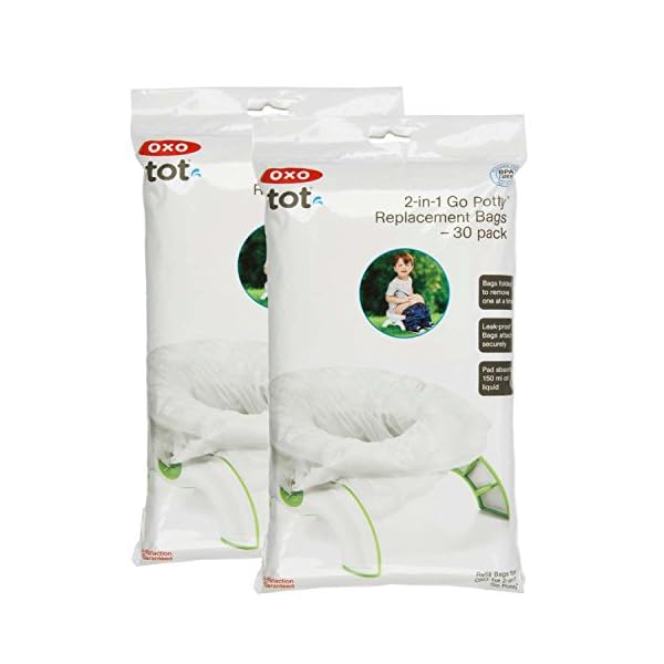 OXO Tot 2-in-1 Go Potty Refill Bags, 60 Count