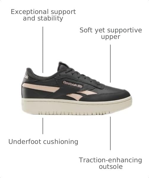 Image of Reebok Club C Double Revenge Platform Tennis Shoes for Women, Fashion Womens Sneakers