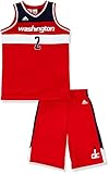 adidas Jungen Basketball-Set Washington Mini, Red/White, 140