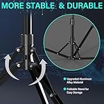 UBeesize 14'' Foldable Ring Light with 62'' Tripod Stand and Phone Holder, LED Selfie RingLight for iPhone with Remote, Circle Light for Tiktok/YouTube/Photography/Makeup/Live Stream - Image 4