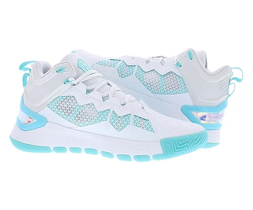 Image of adidas D Rose Son of Chi Unisex Shoes Size 13, Color:Pure White /Teal /Cloud White