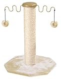 Whisker World Cat Scratch Tower Cat Furniture, Beige Plush