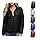 Womens Puffer Jackets Lightweight Winter Warm Puffy Coat Zipper Quilted Padded Outerwear Stand Collar down Jacket
