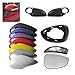 for Fiesta 2009 2010 2011 2012-2014 2015 2016 Car Rear View Mirror Housing Frame Glass Lens Turn Signal Light Rearview Mirror Cover