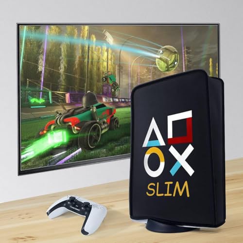 Image of OIVO INDIA Dust Protective Cover for PS5 Slim Console Accessories Case , Anti Scratch Waterproof Sleeve Compatible for Sony PlayStation 5 Slim Digital & Disc Edition (PS5 Slim Version ONLY)