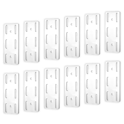 Wanmu Adhesive Punch Free Socket Holder, 8Pcs Adhesive Power Stirp Holder Desktop Socket Fixer Wall Mounted for Kitchen Home Office and Cable Management - Space-Saving and Easy to Install