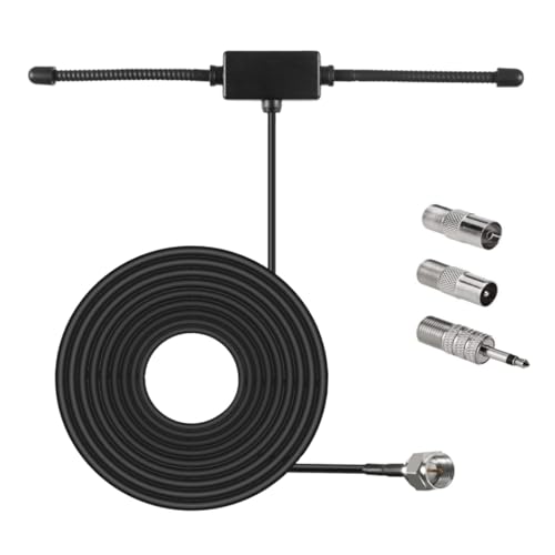 AEDIKO FM Dipole Antenna for Stereo Receiver