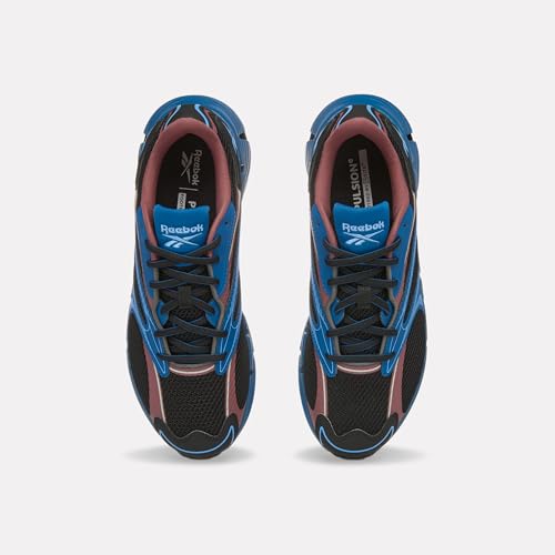 Reebok Unisex Zig HYPNOTICA Sneaker, Athletic Blue/Peri Blue/Blackberry, 41 EU - Immagine 4