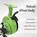 Lixada Wire Cup Ice Fishing Reel Plastic Line Speed Adjustable 2.8:1High Speed Ratio, Raft Fishing Wheel Lightweight Front Fishing Reel for Ice Fishing, Left/Right Hand