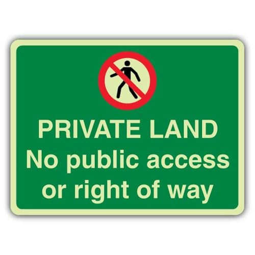 Panneau photoluminescent haut de gamme V Safety Private Land en alu composite durable