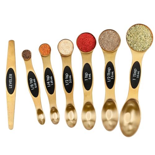 Magnetic Stainless Steel Measuring Spoons Set