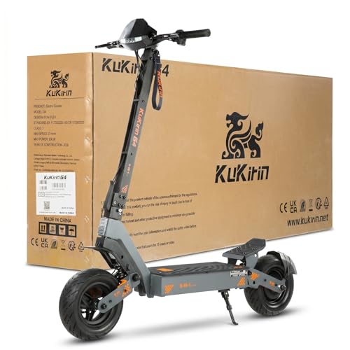 KUKIRIN G4 Electric Scooter for Adults 75km Long Range Foldable E Scooter 60V 20Ah Battery 11-Inch Tubeless Tyres Dual Disc Brakes Touch Display IP54 EN17128