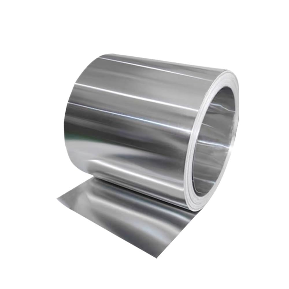Płyta z folii aluminiowej 1060 - lekka srebrna płyta metalowa Al do gotowania, pieczenia, grillowania i pakowania żywności, 1 szt.(0.5x10x1000mm)