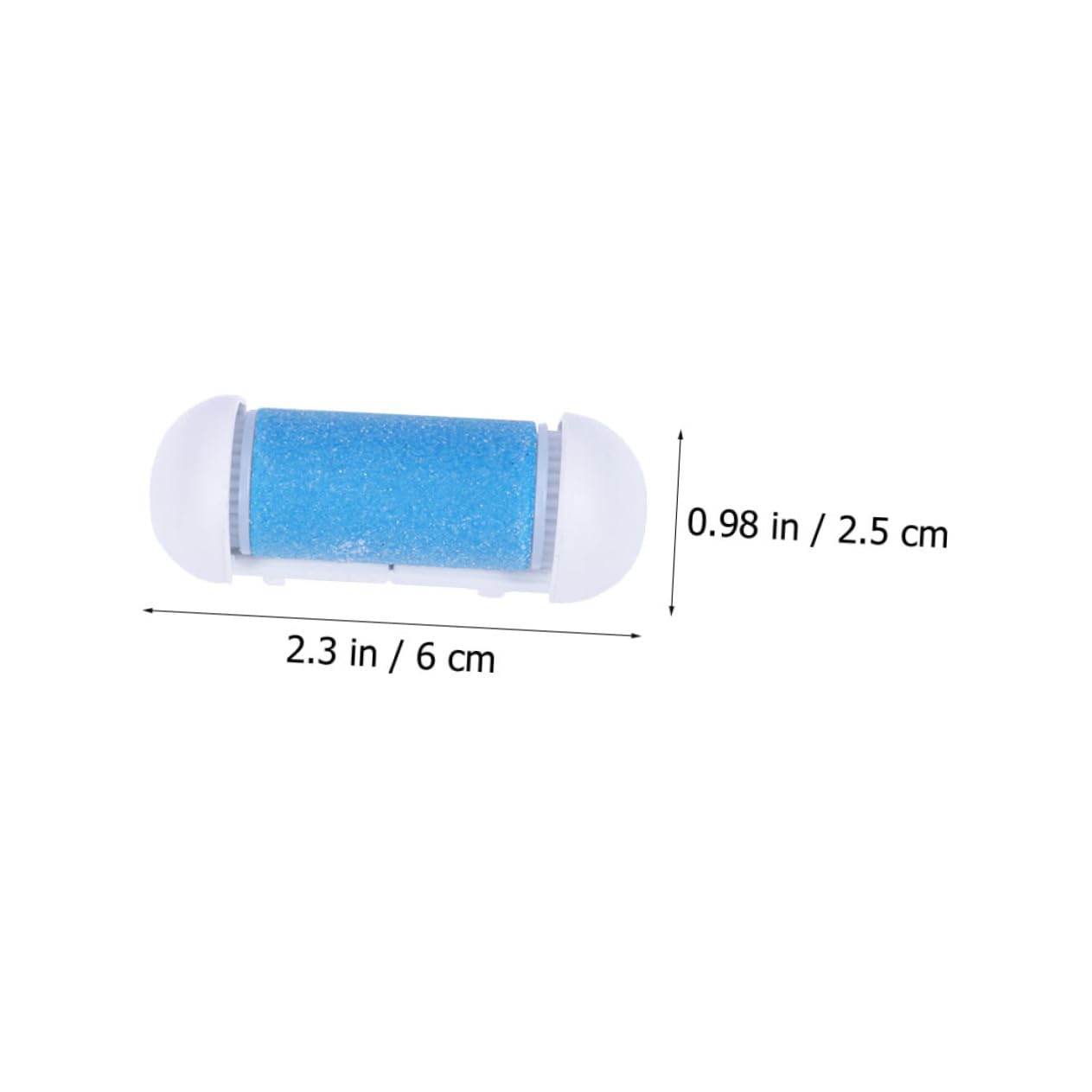 minkissy 36piezas Rodillos De Repuesto Para Limas De Pies Eléctricos Superficie Áspera Para Eliminar Durezas y Piel Muerta Diseño Curvado Compatibles Pedicura y Cuidado De Pies