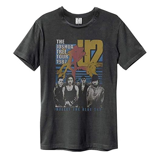 U2 Amplified Collection - Bullet The Blue Sky Camiseta Gris Marengo S