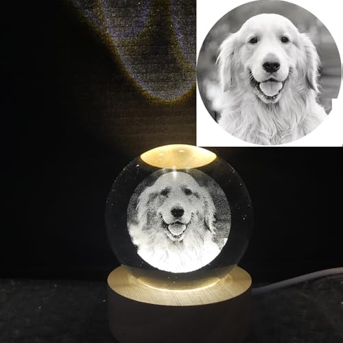 Lámpara de Mesa Bola de Cristal Ultrasónica Personalizada miniatura 6