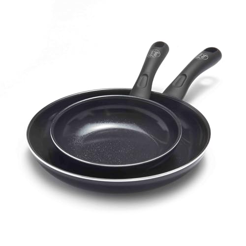 Poêles GreenChef en céramique saine induction lot de 3 pièces noir - 6