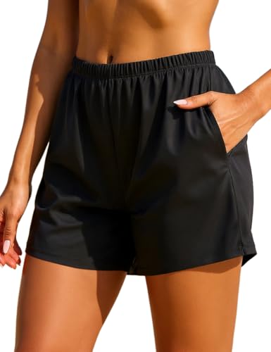 Short de bain avec poches et taille haute : le bas de bain tankini pratique
