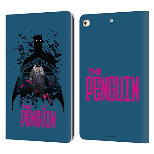 Coque iPad 9.7 Cuir Batman Housse Portefeuille Édition Le Pingouin