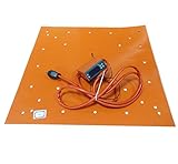 510x510mm Silicon Heated Bed for CR-10S5 3D Printer with Digital Temperature Controller Heating up...