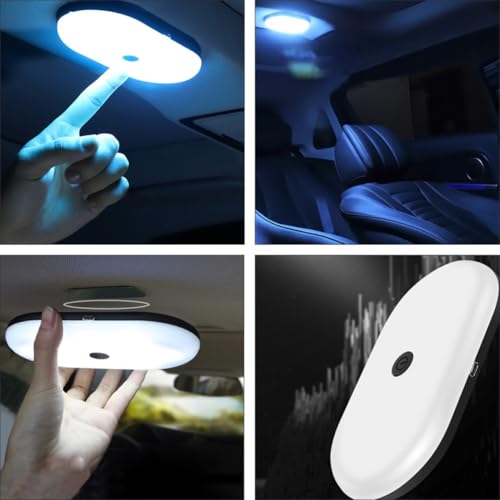 Luz coche interior LED de lectura recargable para techo 3
