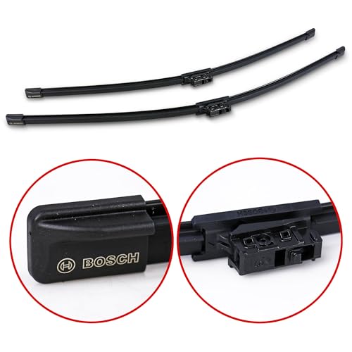 Image of Bosch Wiper Blade Aerotwin A615S, Length: 650mm /600mm - Set of Front Wiper Blades - Only for Left-Hand Drive (EU) | Driver and Passenger Side Original Equipment Replacement Blades