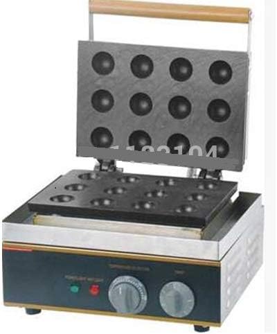220v Electric Pancake Muffins Poffertjes Maker Machine Baker Iron Mold