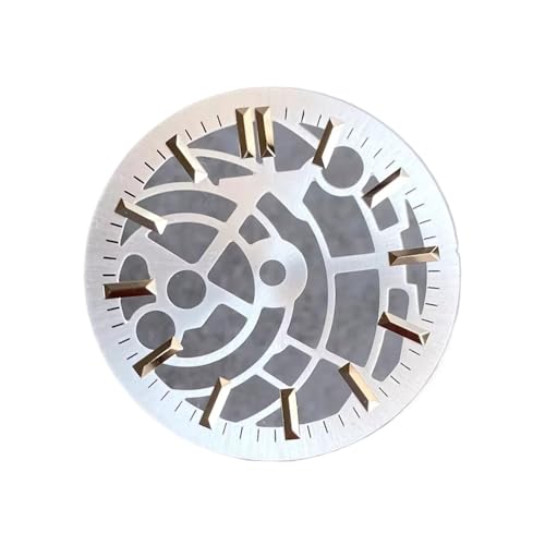 Pièces de montre automatique NH35 cadran noir 29mm pour modding et custom