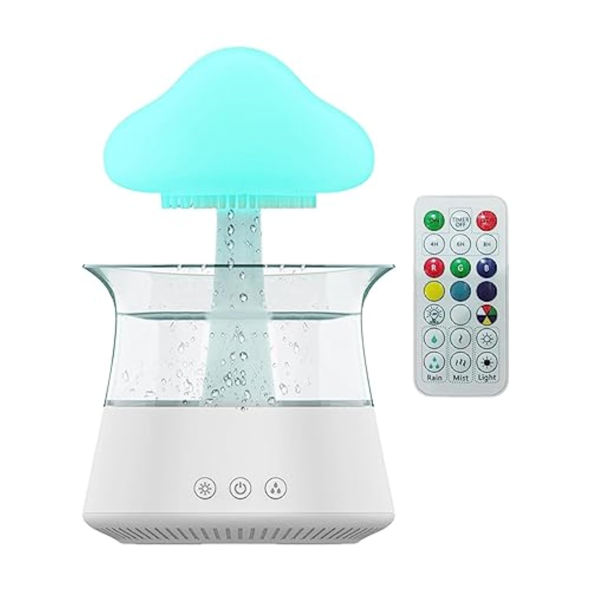 Rain Cloud Humidifier, Colorful Night Light Diffuser