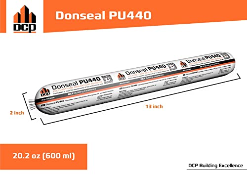 Dcp Donseal Pu440 Concrete Sealant 2 Pack - Paintable Concrete Expansion Joint Filler - Non-Sag Polyurethane Caulk For Joints & Walls thumb #4