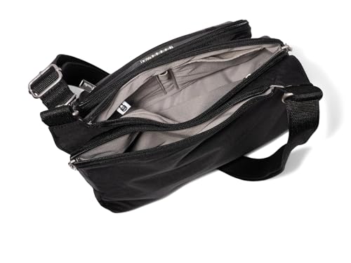 Baggallini Securtex Anti-Theft Crossover Crossbody Bag for Travel 11”w X 8.5”h, RFID, Built-in Wallet, Locking Zippers3