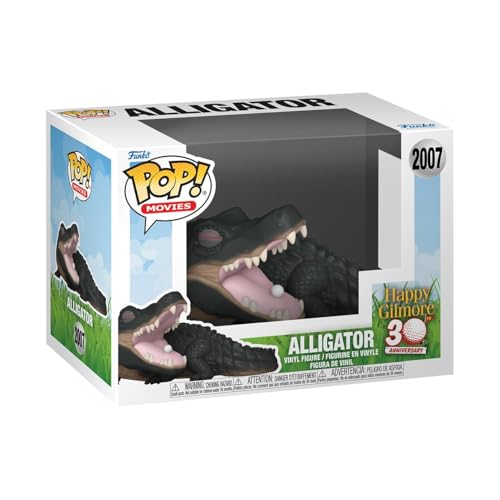 Funko POP! Movies: Happy Gilmore - Alligator - Figura in vinile da collezione - Idea regalo - Prodotto ufficiale - Giocattoli per bambini e adulti - Modello di figura per collezionisti ed esposizione