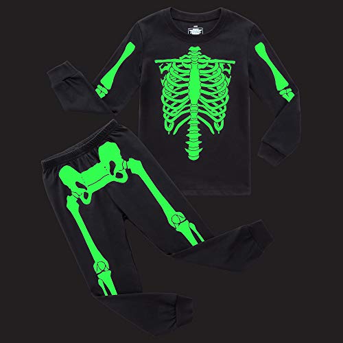 Image of Koian Little Boys Short Pajamas Sets Glow In The Dark Toddler PJS Cotton Kids Sleepwears