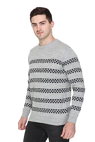 Image of GODFREY Full Sleeve Woolen Sweater for Man Winter Wear - Round Neck Pullover Regular Fit