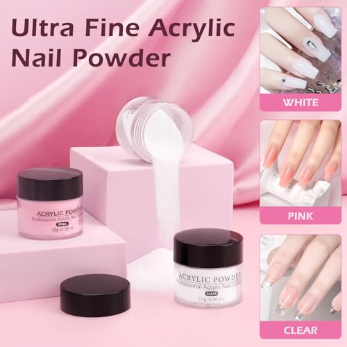 Mano práctica para uñas acrílicas con kit profesional miniatura 4