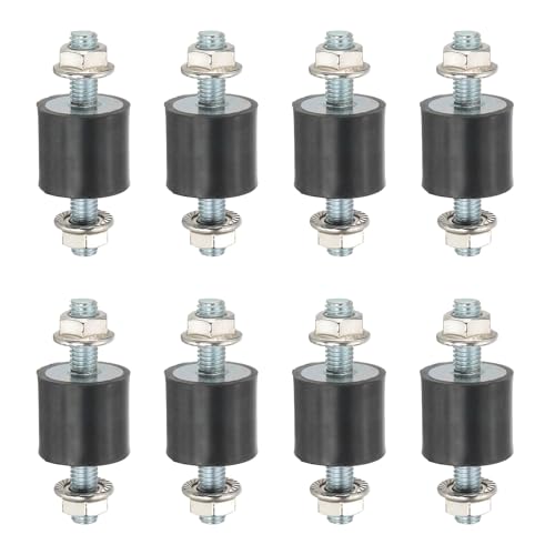 Supports isolants en caoutchouc M8 PATIKIL 25x15mm avec écrous pour moteur