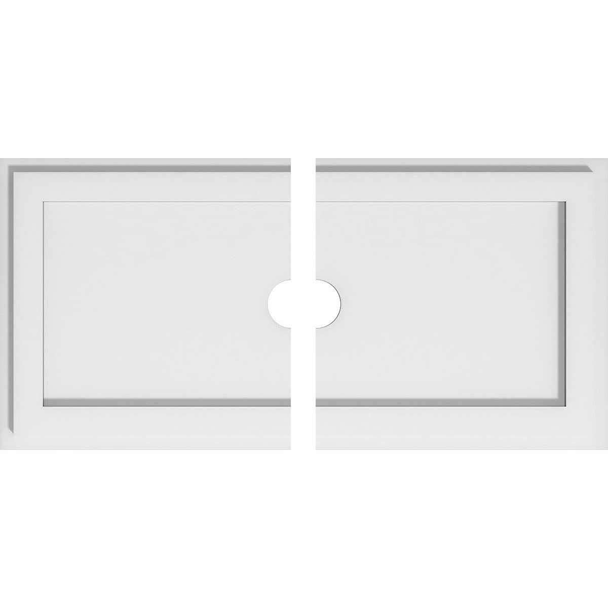 Médaillon de plafond ovale pour rénover la décoration du salon