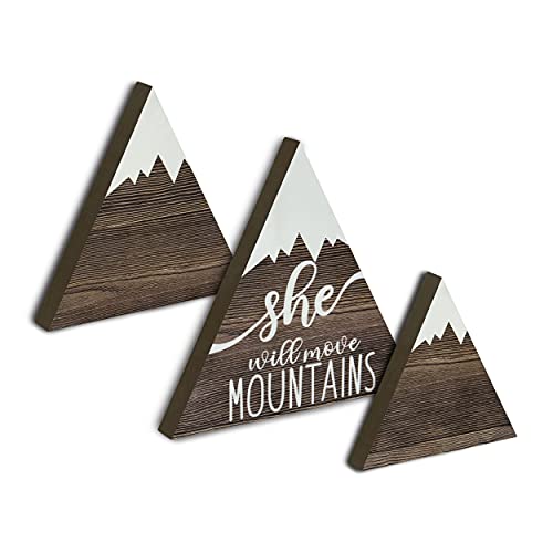Image of 3pc Mountain Nursery Decor for Girls, Baby Girl Nursery Decor, Baby Girl Room Decor, Baby Girl Nursery Decor Woodland Style, Baby Girl Nursery Wall Decor Woodland Nursery Decor for Girls Nursery Décor