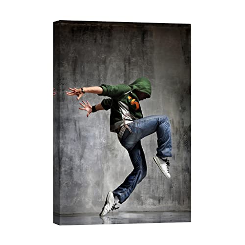 Décoration murale canvas sport lumineuse tableau phosphorescent 80x120 cm