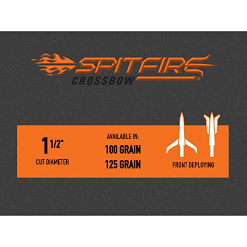 image for New Archery Products Spitfire Crossbow Mechanical Broadhead 3 Blade 1 